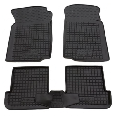 коврики салона Chevrolet Aveo 2012-> борт 2,5см, с перемычкой