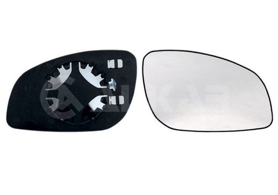 стекло зеркала пров. + крепеж, выпукл.