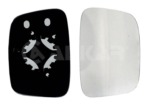 скло дзеркала праве + Держак,асферическе VW T5 04-