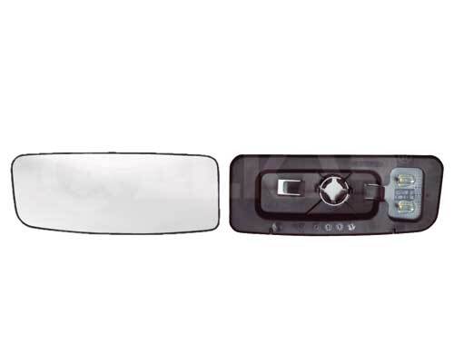 Вкладиш дзеркала лівий,тип: Dead Anglе,  випуклий + обогрів ,кругле кріплення