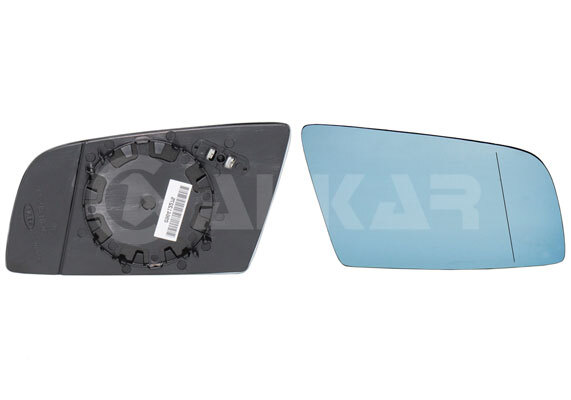 стекло правое с пластм.держателем, обогрев.,синее