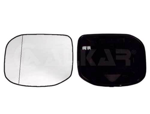 зеркало левое стекло + держак, обогрев., асферич.