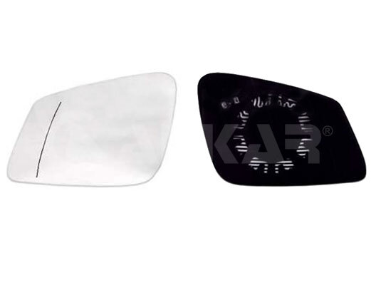 Вкладыш зеркала левый, асферич., + обогрев