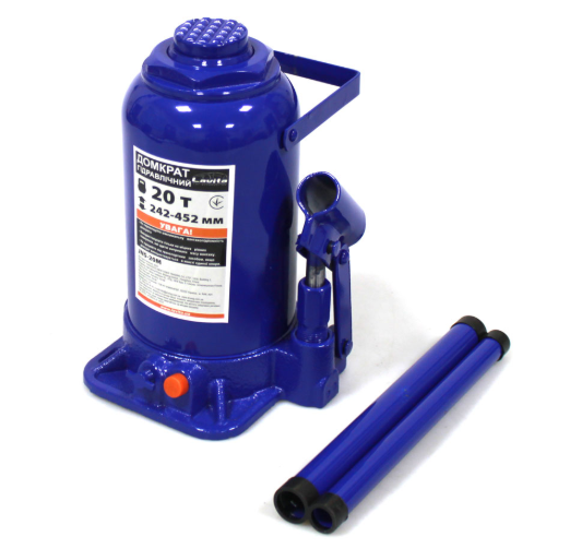 домкрат гидравл. 20Т 242-452мм  (коробка) Lavita