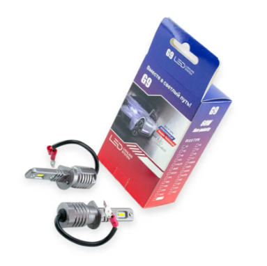 лампа LED H1 12V-24V  18W G9 5500K 12000L радиатор