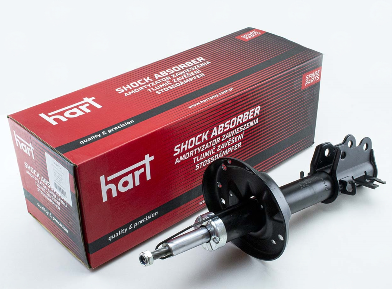 амортизатор пер. Citroen Nemo, Peugeot Bipper 08-> левый L  (HART)