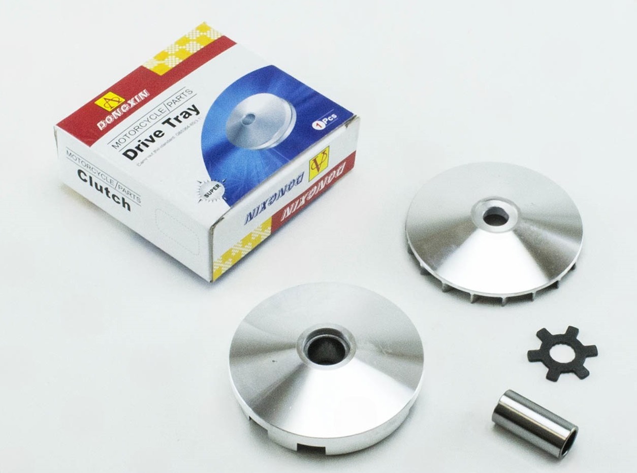 вариатор передний YAMAHA JOG-50 3KJ (+ крыльчатка, палец и звезда)