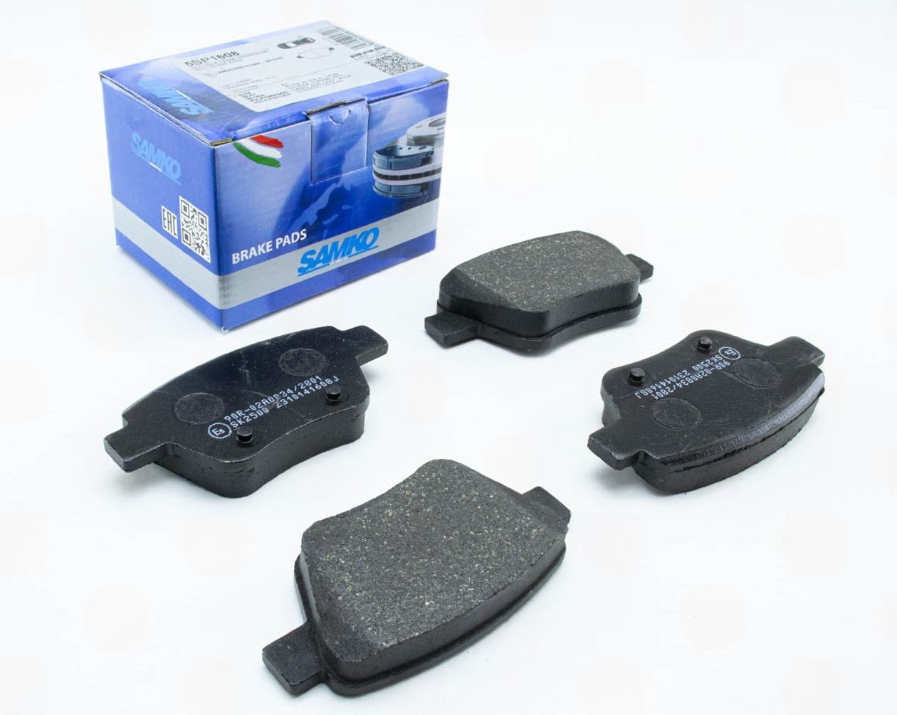 колод.торм. зад. Skoda Octavia A5 05->, VW Caddy 10->, Passat B7 USA (сист. Bosch)  (LPR-SAMKO)