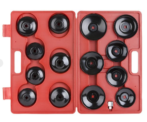 набор съёмников масляных фильтров (чашка) 14шт Intertool