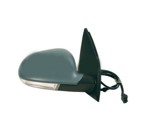 Прав.дзеркало с поворотником ел.,регулировка,з подогрів., випукл., грунт.,асферическе