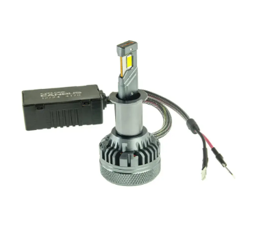 лампа LED H3 12V-24V Type 48 70W 5500K 18000L радиатор+вентилятор type 48 LED H3 - зображення 2