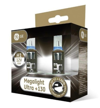 лампа  H1 12V 55 W Tungsram Megalight Ultra +130%