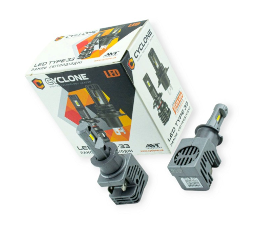 лампа LED H3 12V Type 33 12W 5000K 4800L радиатор
