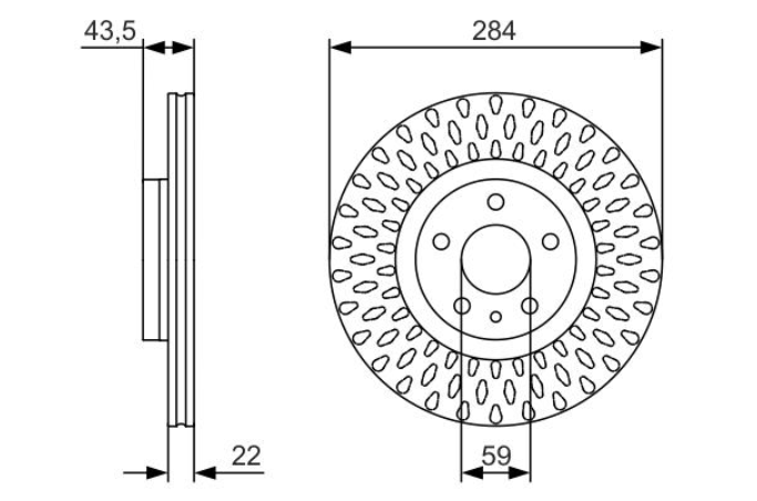 Гальмівний диск 0986479558 - зображення 2