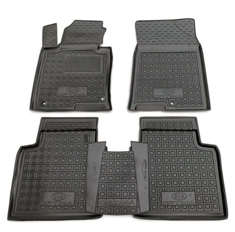 коврики салона Kia Optima 2015-2020 борт 2,5см, с перемычкой