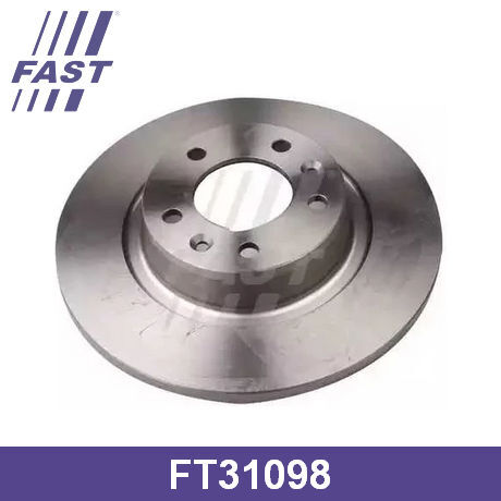 диск тормозной зад. Fiat Scudo 07-> (290mm14mm)  (FAST)