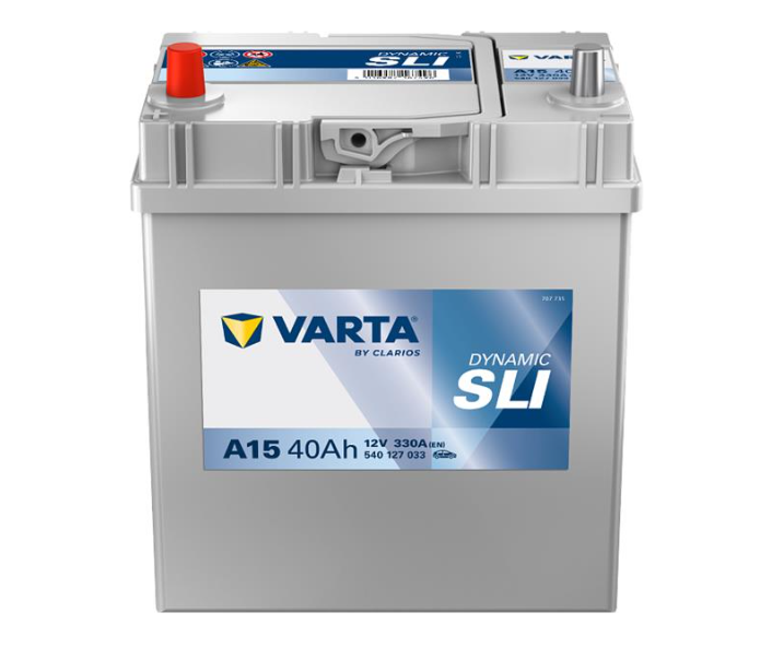 Аккумулятор VARTA BLUE DYNAMIC 40Ah, EN 330, левый "+" 187x127x228 (ДхШхВ) | 6СТ-40 Аз (A15)