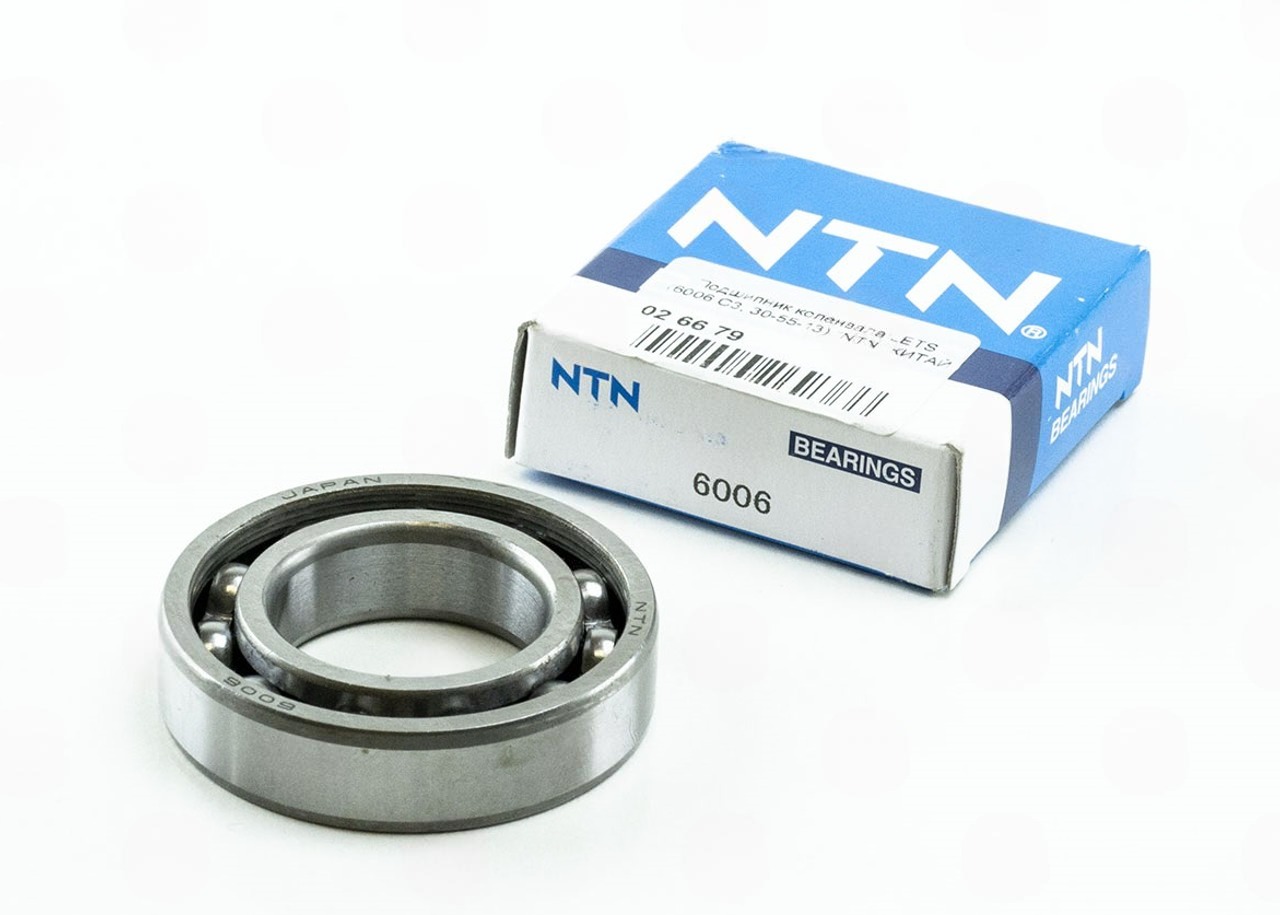 подшипник к/в SUZUKI LETS (30*55*13) 6006 (2 сторона NTN копия)