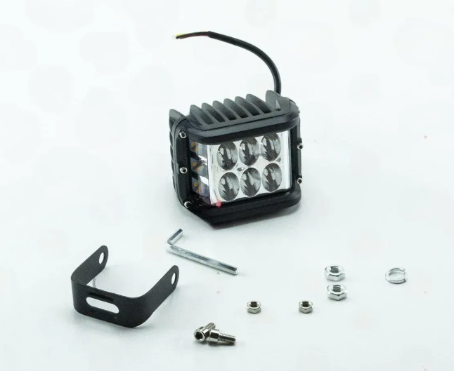 фара дополнительная LED  прямоуг. 100х76х73 (Д/В/Ш) 36W дальний SPOT FG44-36W/S - зображення 1