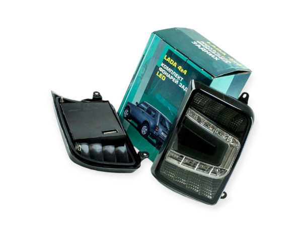 фонарь 21213-Тайга задн. LED серые (пара)