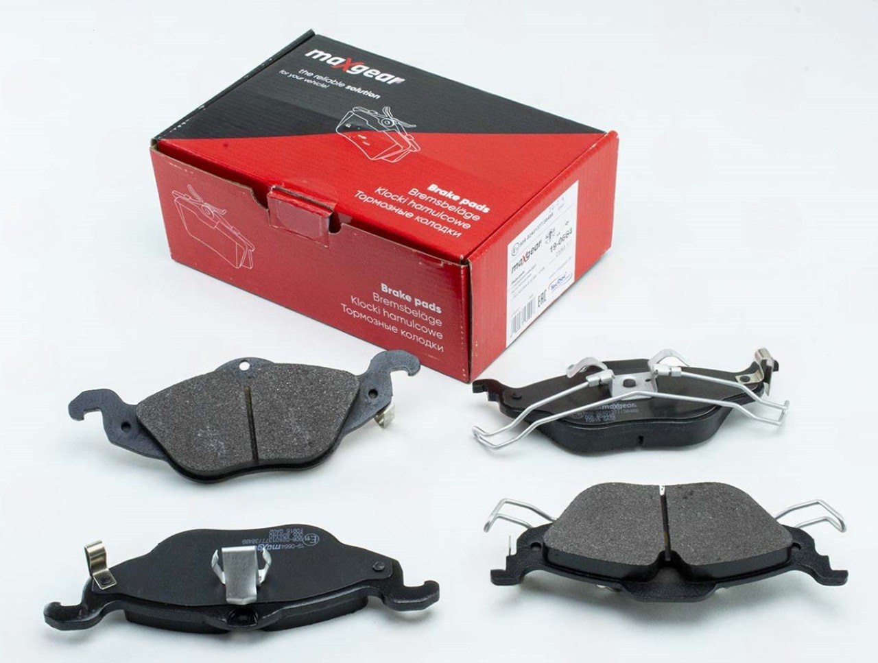 колод.торм. пер. Opel Astra G 1.2-1.4-1.6i (98-10), Zafira A сист. ATE  (MAXGEAR)