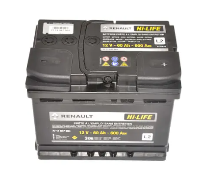 Аккумулятор L2 60AH 600A 12,3 кг