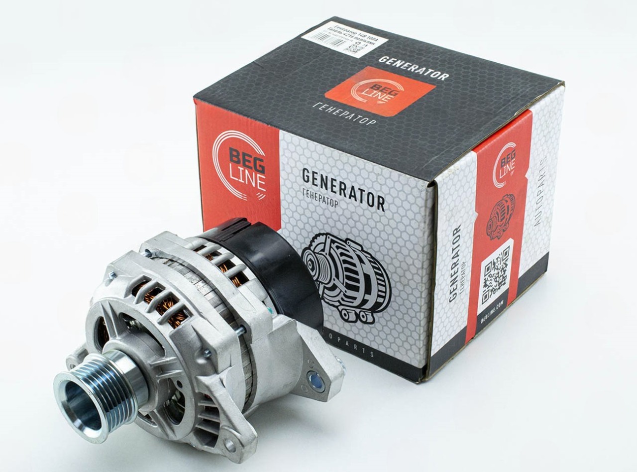 генератор Газель, УАЗ 4213,4216 дв  руч.шкив 100А (BEG-LINE)
