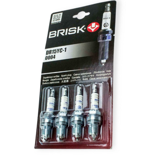 свечи Brisk  Super  (DR15YC-1) 2112, Lanos (кл.на 16, з 1,1) блистер