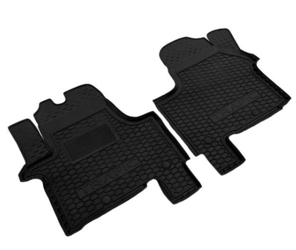 коврики салона Renault Trafic, Opel Vivaro, Nissan Primastar 2014->  борт 2,5см, с перемычкой