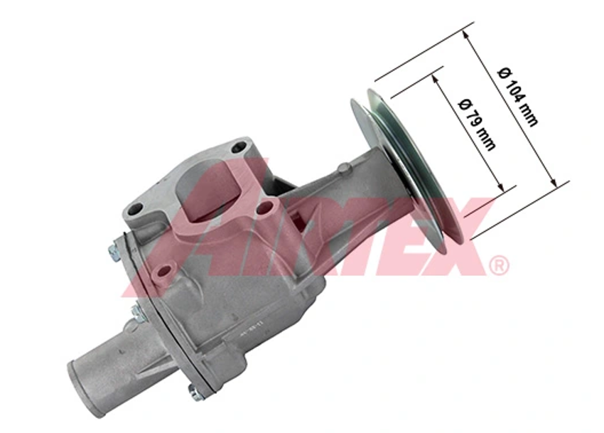 помпа Fiat Uno, Fiorino, Cinquecento, Seat Ibiza 0.9-1.4i 69->  (AIRTEX)