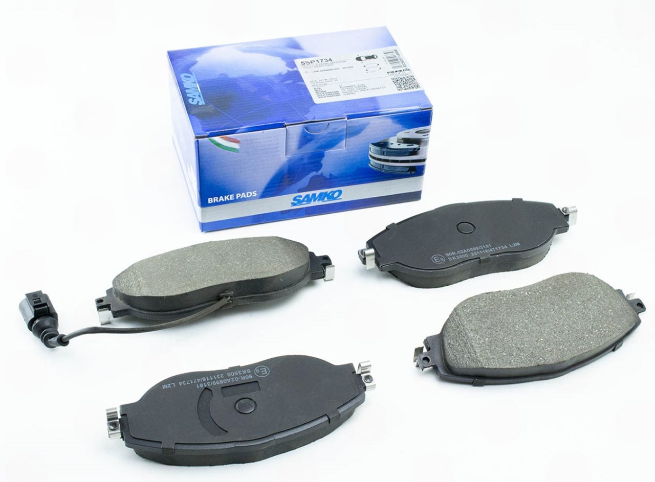 колод.торм. пер. VW Passat B8 14->, VW T-Roc  (LPR-Samko)