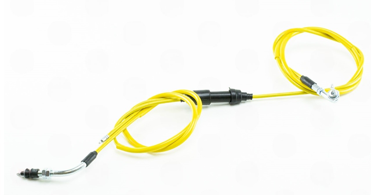 трос газа HONDA DIO-50 18/27 (2000мм) желтый