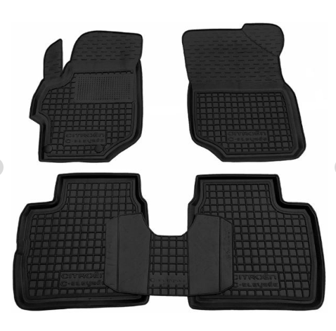 коврики салона Citroen C-Elysee, Peugeot 301 2012-> борт 2,5см, с перемычкой