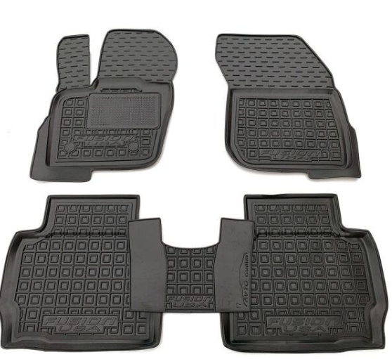 коврики салона Ford Fusion 2017-2020 USA борт 2,5см, с перемычкой