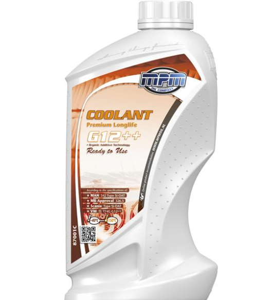 Антифриз MPMOIL / -40°C / червоний / 1л. /( VW TL 774G (G12++), MB 325.5, MAN 324 Type Si-OAT)
