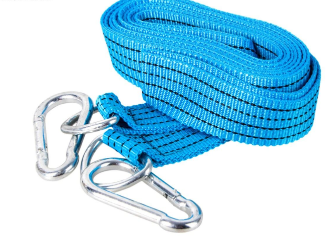 трос буксир. лента   2 т х 5,0м х 45мм карабин/синий/кулек Vitol