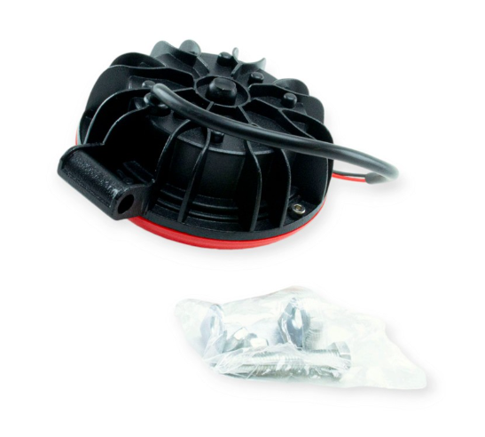 фара дополнительная LED  круглая 120х50 (Дм/Ш) 30W красная окантовка OPL-RWL-30W01_Red - зображення 2