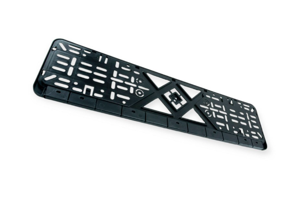 рамка под номер книжка  "MERCEDES-BENZ"  рельефная хром улучшенная Mercedes-Benz  SPR - зображення 2