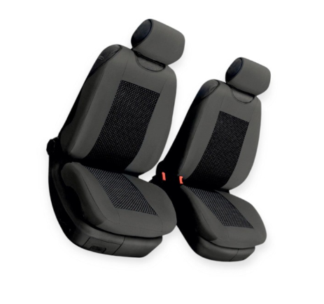 чехлы салона универс. 1+1 передние "ткань" BELTEX Comfort  графит  без подг.