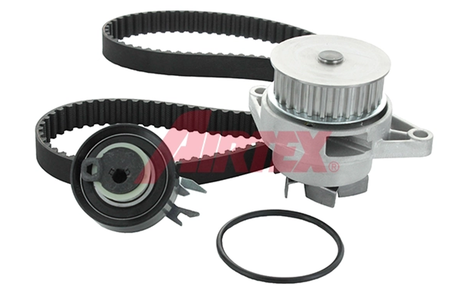 ремкомплект ГРМ (ремень+ролики+помпа) VW Caddy II, Golf III, Seat 1.4i <-04  (AIRTEX)