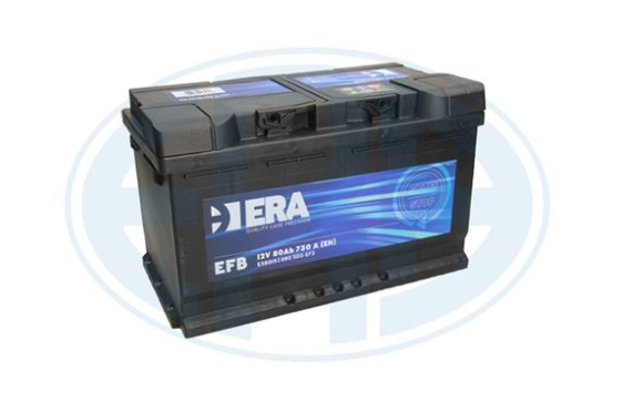 Аккумулятор - ERA EFB, 80Ah, EN 730, 315x175x190 (ДхШхВ), правый "+", 6СТ-80 АзЕ, START-STOP