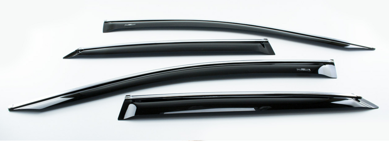 ветровик Lexus RX III 300/350/400 2015 -> (скотч) HIC С Хром Молдингом