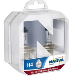 лампа H4 12V 60/55 (43) NARVA RP +150% (пара)