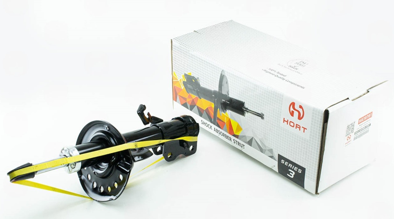 амортизатор пер. Nissan Leaf левая L,  газ.  (HORT)