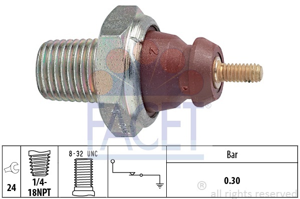 Датчик тиску оливи