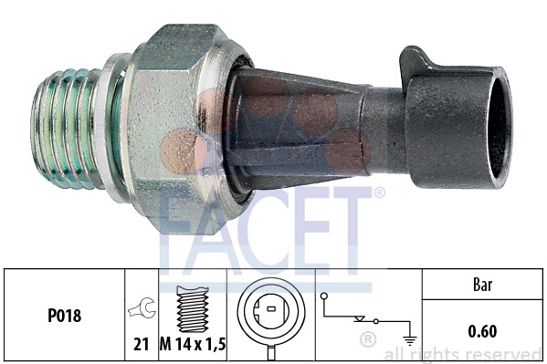 Датчик тиску оливи