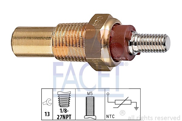 Датчик температури охолоджуючої рідини