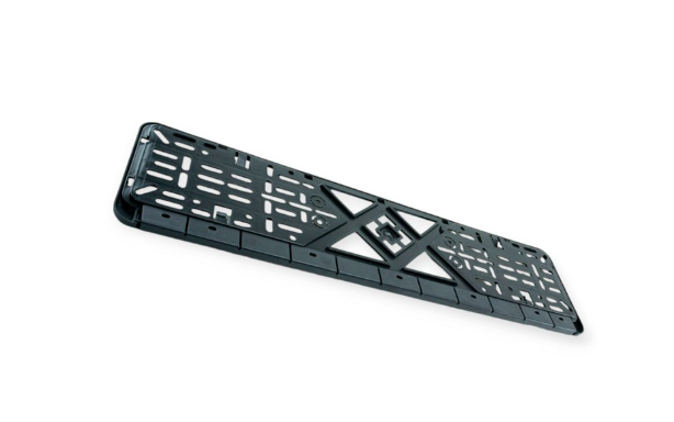 рамка под номер  книжка  "УКРАЇНА"  рельефная хром улучшенная, с силиконовыми вставками УКРАЇНА  SPR - зображення 2