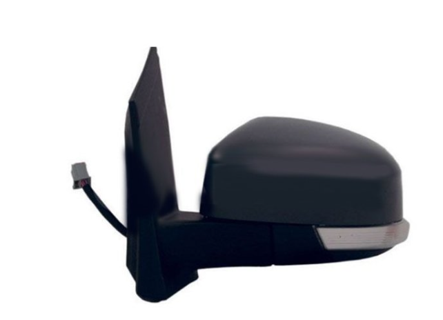 дзеркало в сборе, ліве,електр.,  асферич.,  під покрас. + пок.поворот., 5 Pins,