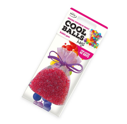 ароматизатор на зеркало сухой мешочек TASOTTI Cool Balls Bags  "Bubble Gum"